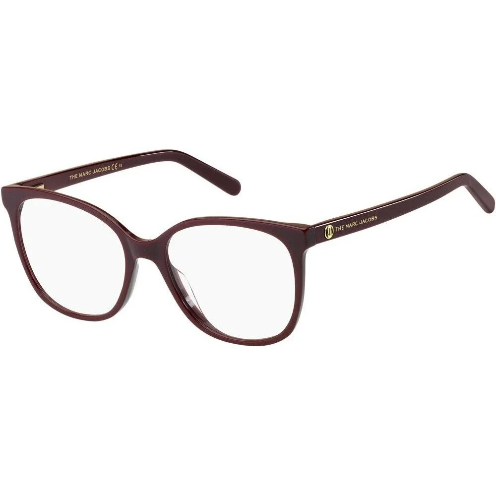 Marc Jacobs Marc 540 Womens Plastic Eyeglass Frame LHF Opal Burgundy 53-17